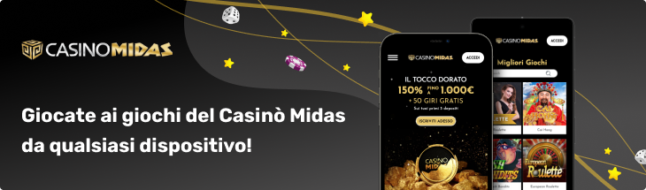 midas casino mobile e app